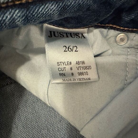 JUSTUSA denim jeans size 26/2 - Picture 7 of 11